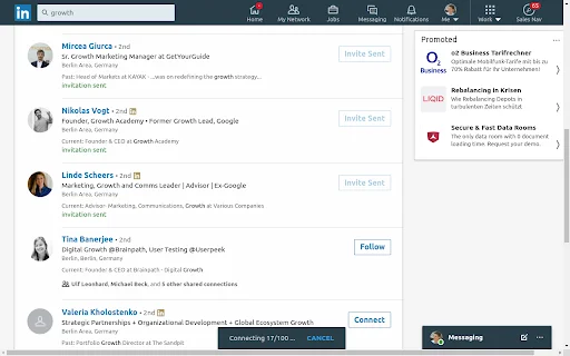 Superpowers for LinkedIn ডাউনলোড করুন – অটোমেশন টুল - Screenshot 1