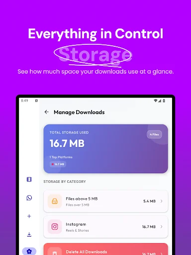 Reels Downloader ডাউনলোড করুন – দ্রুত এবং সহজ ভিডিও সেভার - Screenshot 18