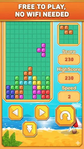 Classic Brick: Falling Blocks ডাউনলোড করুন – সেরা রেট্রো পাজল গেম - Screenshot 3