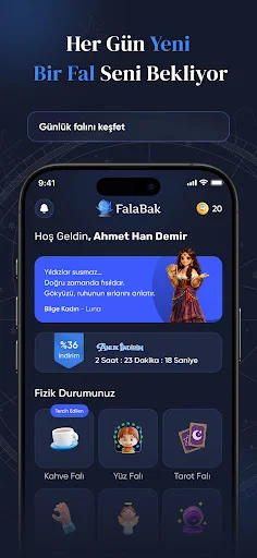 Faladdin ডাউনলোড করুন – কফি ভাগ্যগণনা ও ট্যারোট রিডিং - Screenshot 2