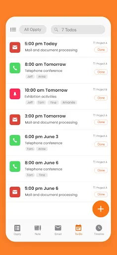 Simple Mobile CRM ডাউনলোড করুন – জিমেইল ও কন্টাক্ট ম্যানেজমেন্ট - Screenshot 7