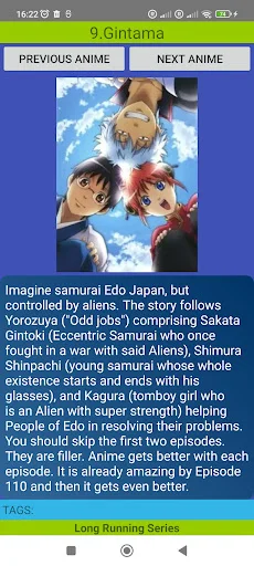 Anime Recommendo ডাউনলোড করুন – সেরা অ্যানিমে লিস্ট অ্যাপ - Screenshot 6