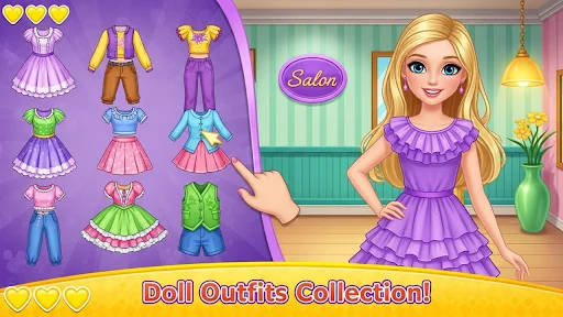 Cute Doll Dress Up Girls Game ডাউনলোড করুন – ফ্যাশন গেম - Screenshot 12