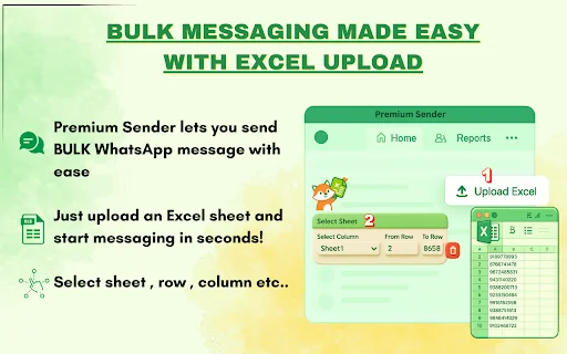 WA Bulk Message Sender ডাউনলোড করুন – সেরা হোয়াটসঅ্যাপ মার্কেটিং টুল - Screenshot 1