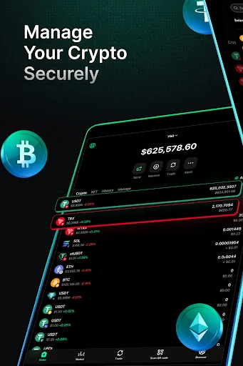 Ybit: Bitcoin & Crypto Wallet ডাউনলোড করুন – সেরা মাল্টি-চেইন ওয়ালেট - Screenshot 7