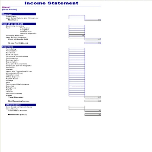 Financial Statement Templates ডাউনলোড করুন – পেশাদার আর্থিক হিসাবের সমাধান - Screenshot 17