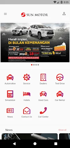 Sun Motor Group অ্যাপ ডাউনলোড করুন – সেরা অটোমোবাইল পরিষেবা - Screenshot 1