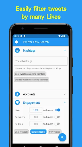 X/Twitter Easy Search ডাউনলোড করুন – উন্নত সার্চ টুল - Screenshot 5